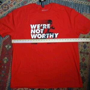 NWT Xavier Worthy Breaking-T Red Kansas City Chiefs NFL T-Shirt Men's XXL